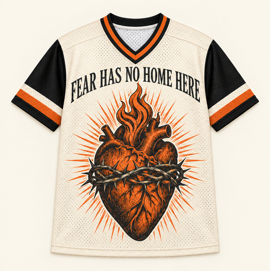 Perfect Love — Heart Jersey — front — digital product visualization