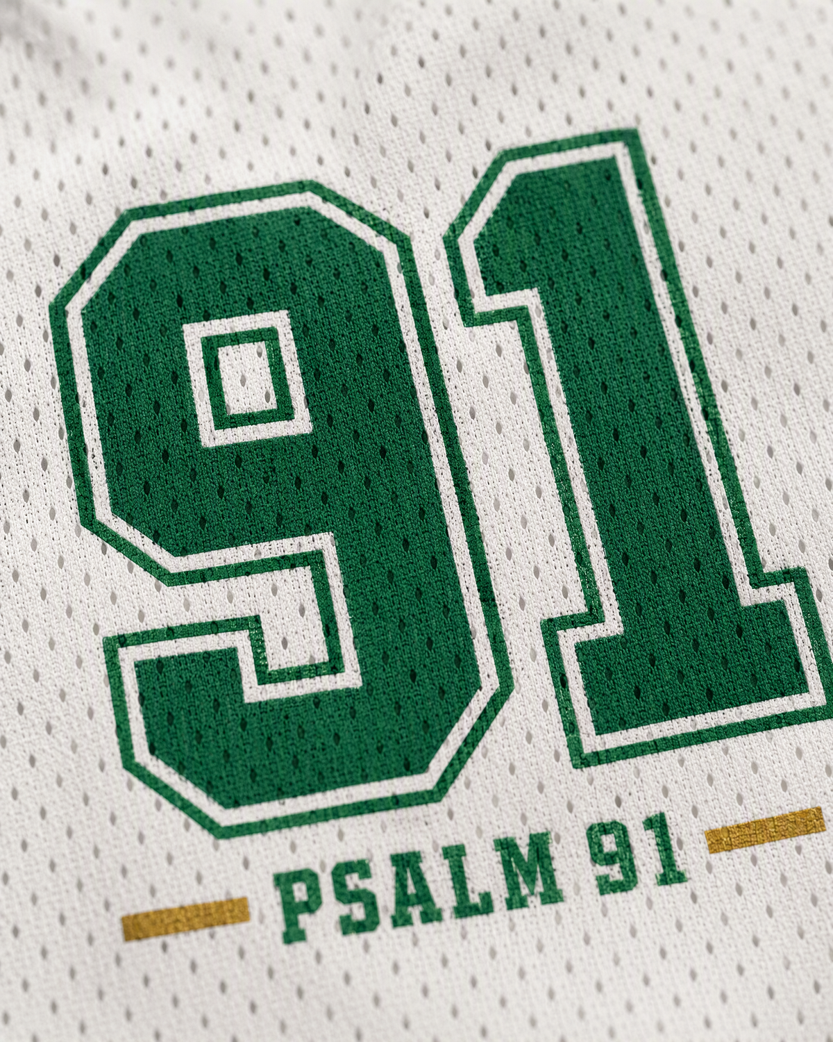 Baba God 91 — Nigeria Faith Jersey — detail verse — digital product visualization