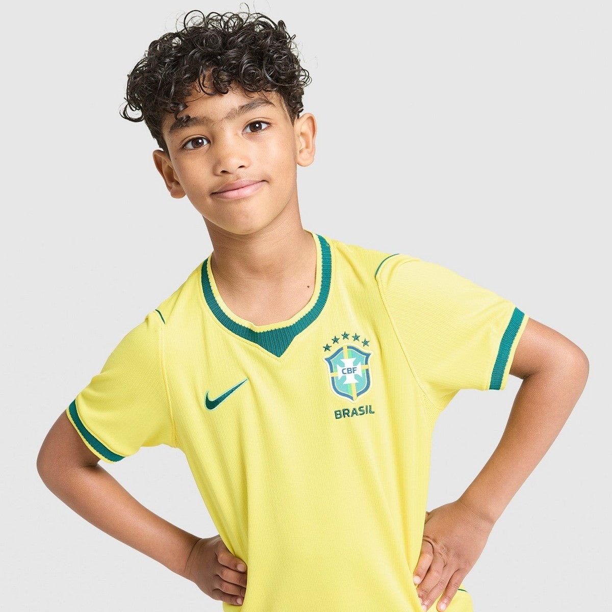 Brazil - Home 26/27 Kids Jersey Kit