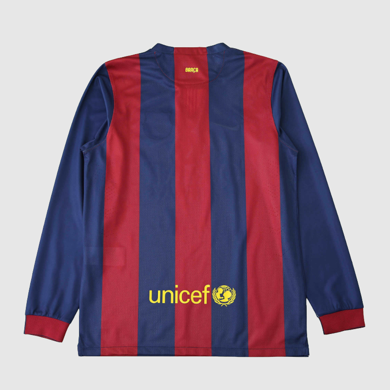 Barcelona - Retro Home 2014/15 Long Sleeve Jersey