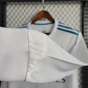 Real Madrid - Retro Home 2017/18 Long Sleeve Jersey