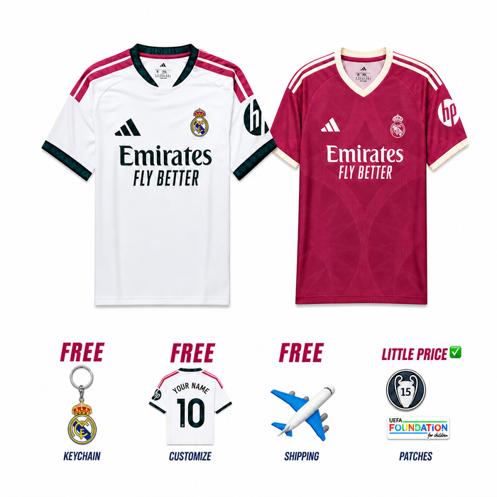 Real Madrid Home and Third 2026/27
