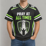 Pray At All Times Graphic Jersey