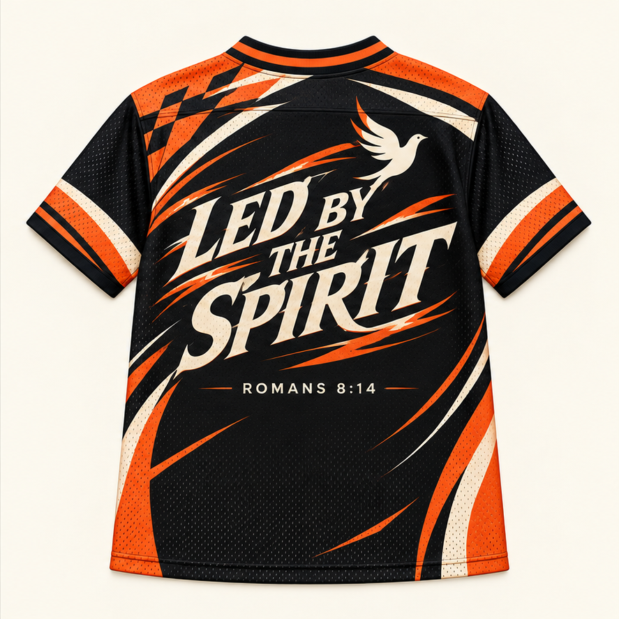 Holy, Not Haunted — Racing Jersey — back — digital product visualization