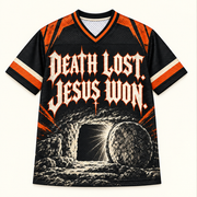 Death Lost, Jesus Won — Blackletter Jersey