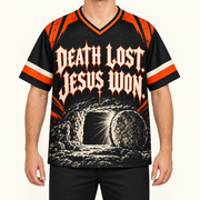 Death Lost, Jesus Won — Blackletter Jersey