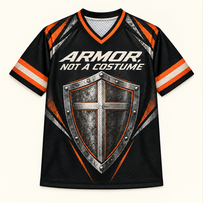 Armor of Light — Chrome Jersey — front — digital product visualization