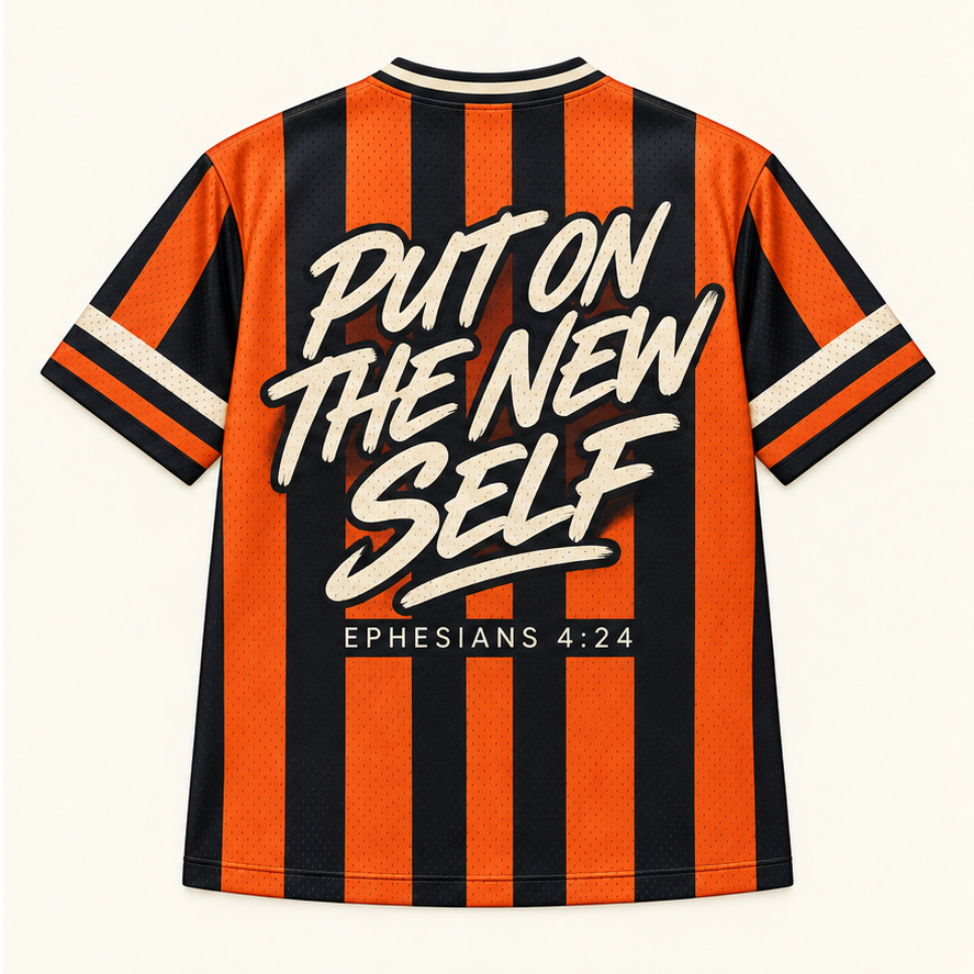 No Costume Needed — Stripes Jersey — back — digital product visualization