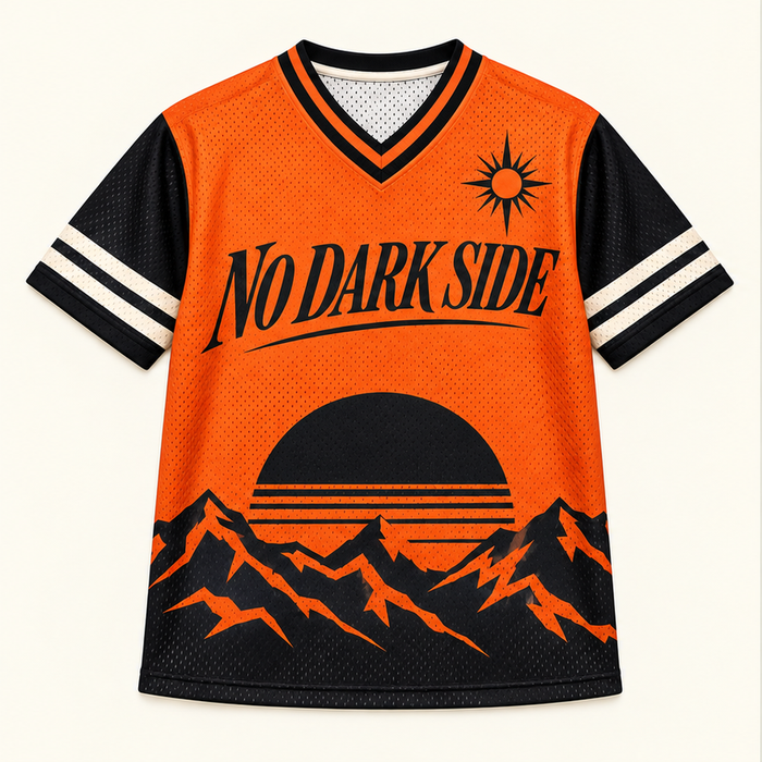 No Dark Side — Mountain Jersey — front — digital product visualization