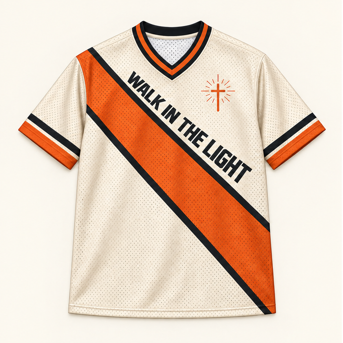 Walk in the Light — Sash Jersey — front — digital product visualization