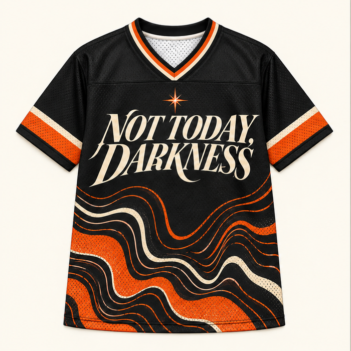 Not Today, Darkness — Waves Jersey — front — digital product visualization