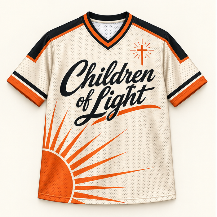 Children of Light — Track Jersey — front — digital product visualization