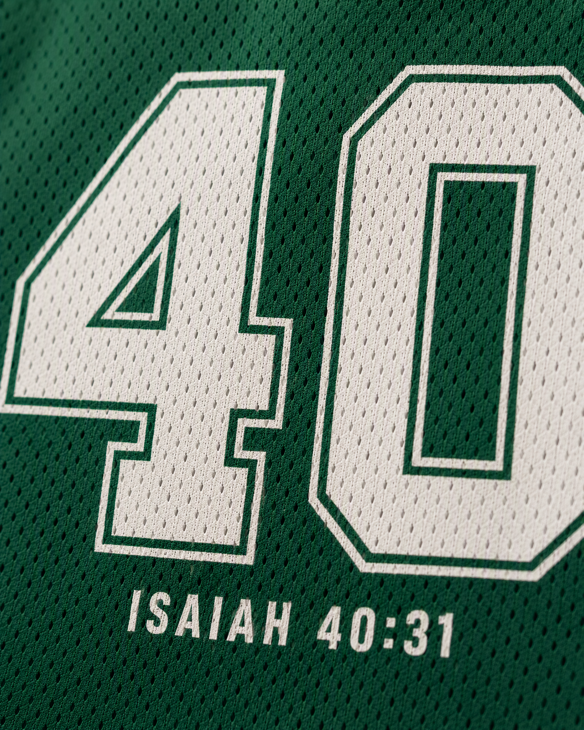 Naija Eagles 40 — Nigeria Faith Jersey — detail verse — digital product visualization