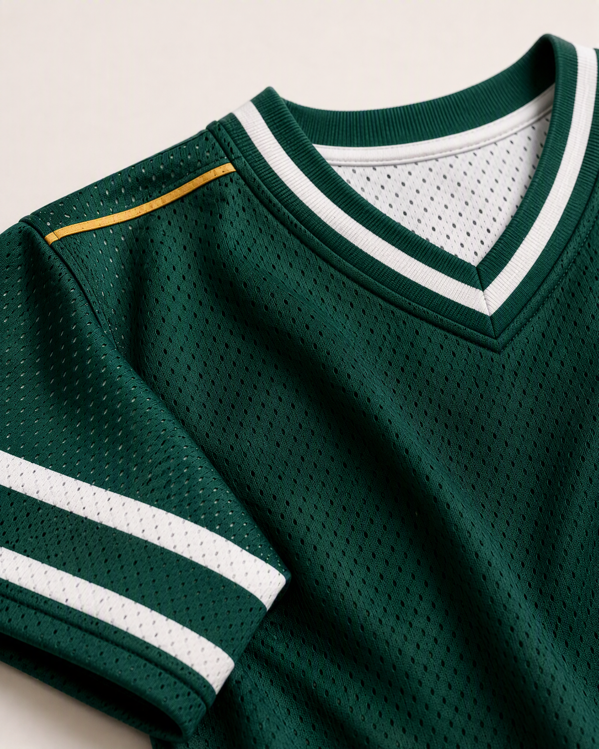 Chosen Generation 09 — Nigeria Faith Jersey — detail sleeve — digital product visualization