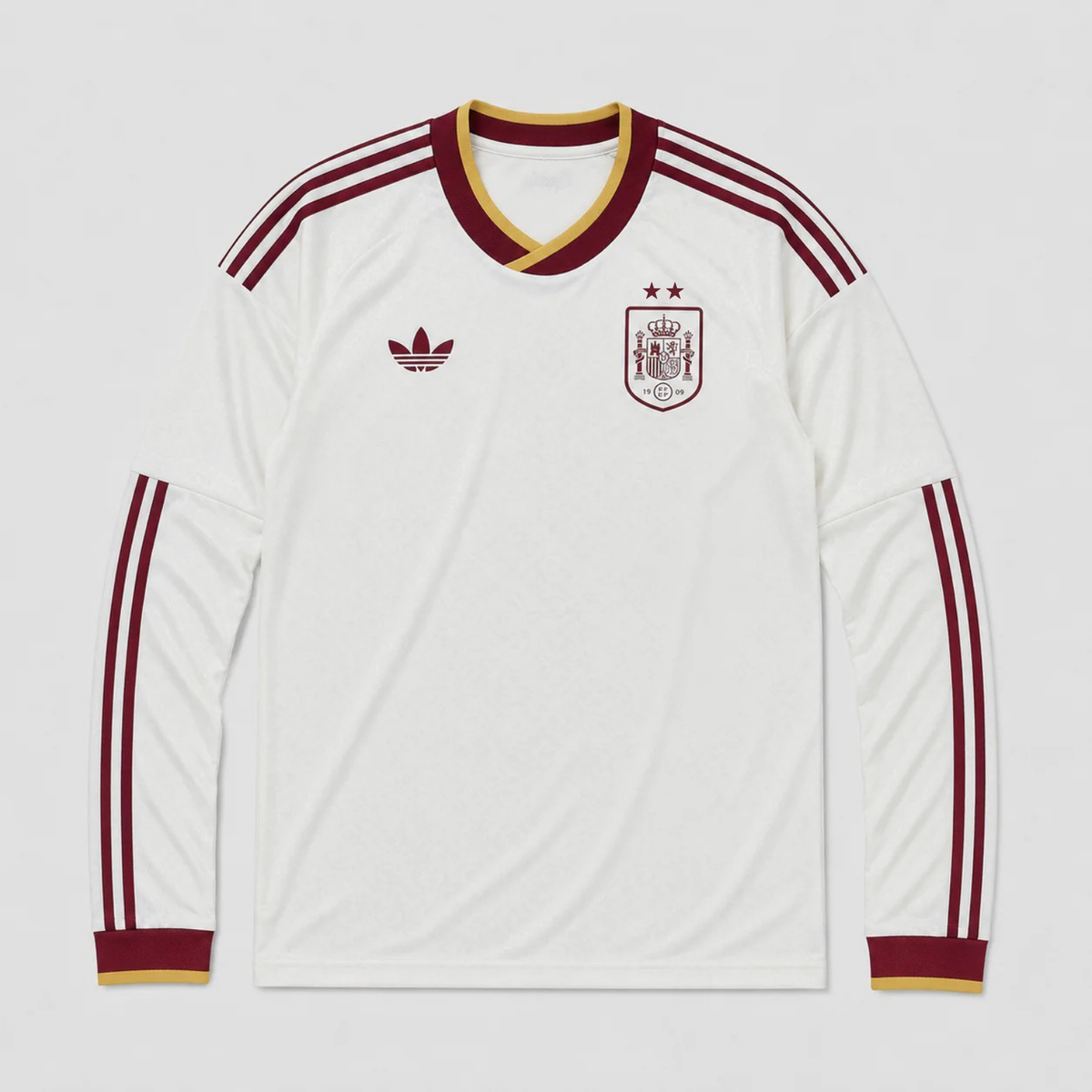 Spain Away Fan Long Sleeve 2026/27 - 2 Stars Winner ⭐⭐ - NetMantos 704 - 1