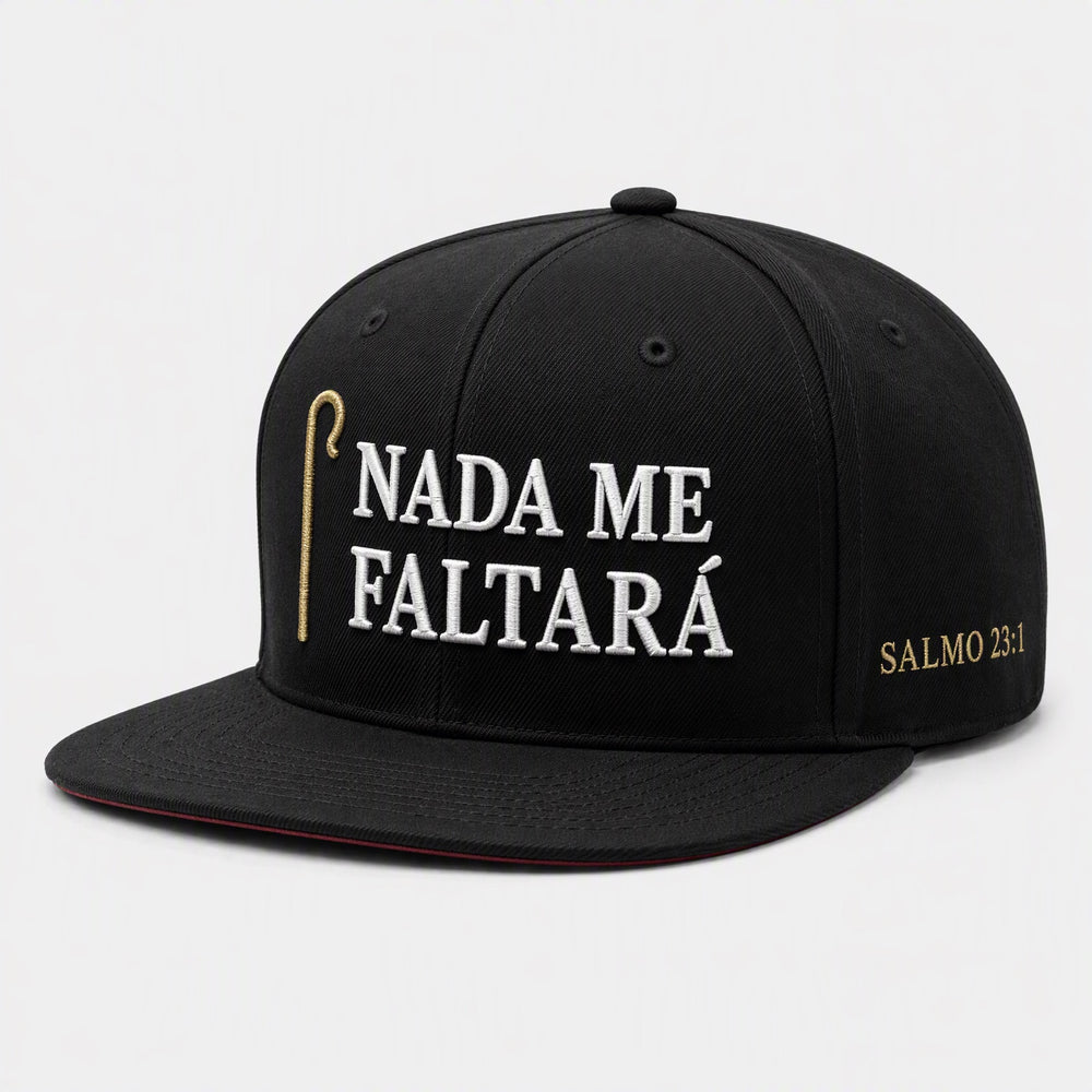 Gorra El Buen Pastor — Plana (aba recta)