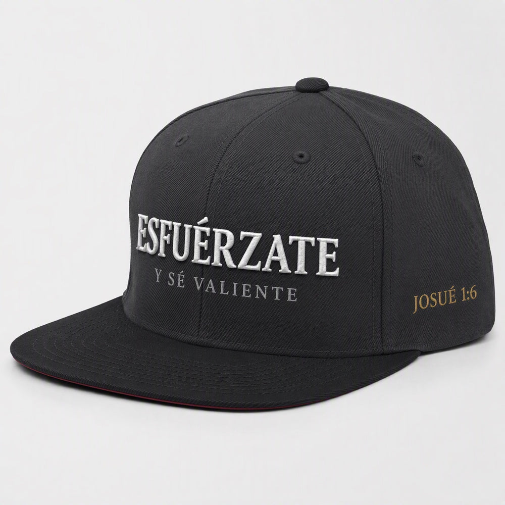Gorra Esfuérzate — Plana (aba recta)