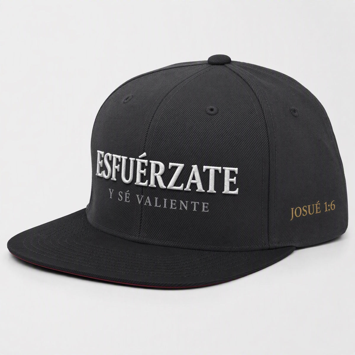 Gorra Esfuérzate — Plana (flat brim snapback)