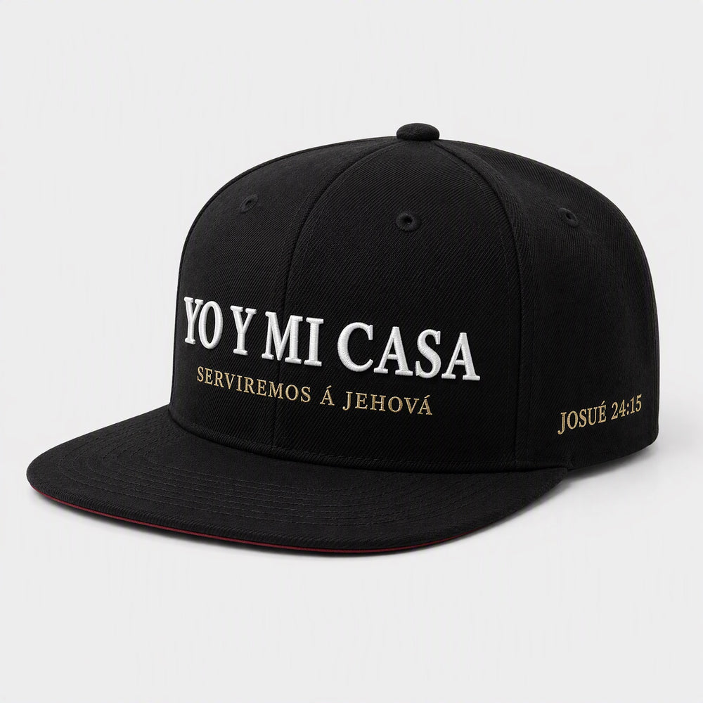 Gorra Yo y mi Casa — Plana (aba recta)