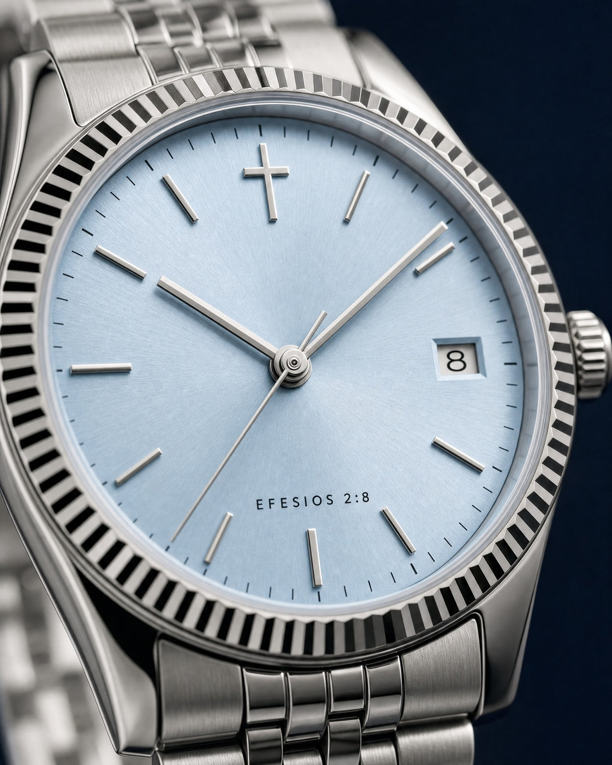Gracia dial close-up with Efesios 2:8