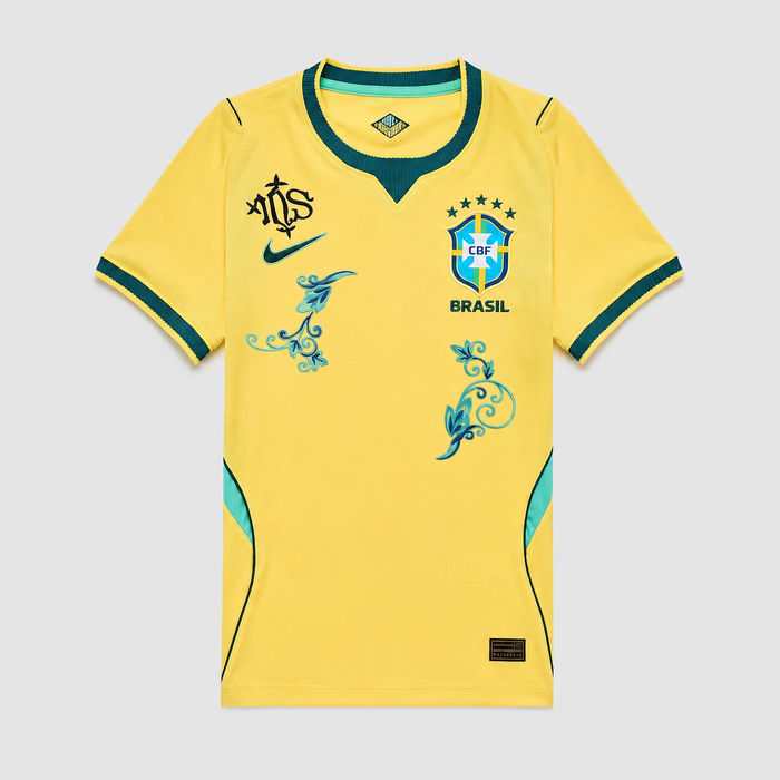 Brazil - Embroidered Home 26/27 Player Edition Jersey